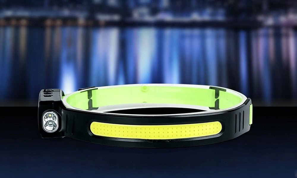 1/2PCS  Rechargeable COB LED Headlamp Motion Sensor Headlight for Outdoor Camping Running