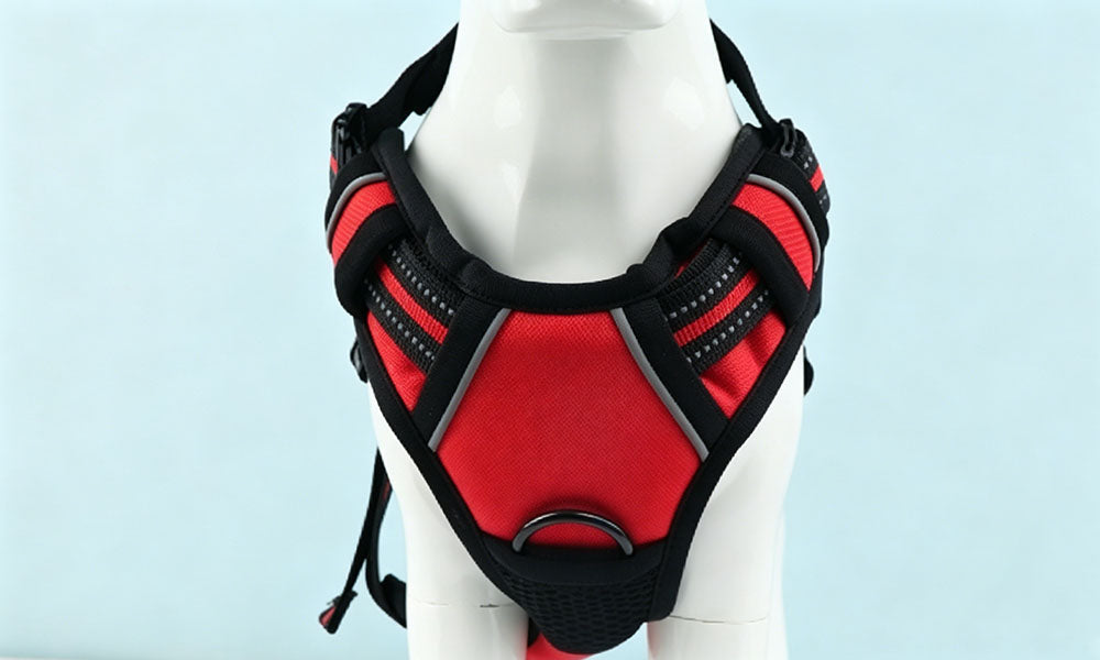 Adjustable Reflective Dog Harness and Leash Set Oxford Cloth Pet Chest Walking Set