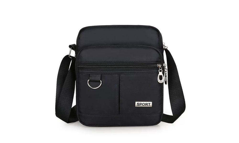 Women Crossbody Bag Nylon Multi Pocket Shoulder Bag for Travel Daily Use