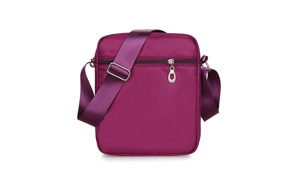 Women Crossbody Bag Nylon Multi Pocket Shoulder Bag for Travel Daily Use