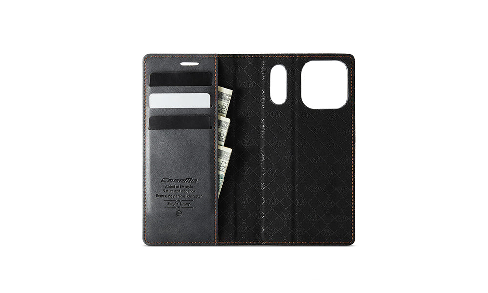 Detachable Wallet Phone Case Flip Cover for iPhone 17 Compatible with Magnetic Charging