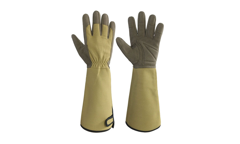 Long Gardening Work Gloves Anti Slip Protective Gloves for Yard Handling Welding