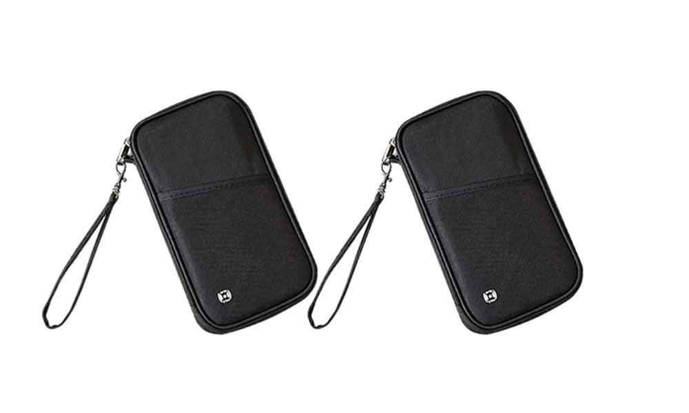 1/2PCS Travel Wallet Passport Holder Organizer Pouch for Cards Documents and Cash