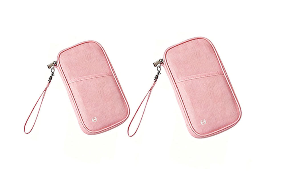 1/2PCS Travel Wallet Passport Holder Organizer Pouch for Cards Documents and Cash