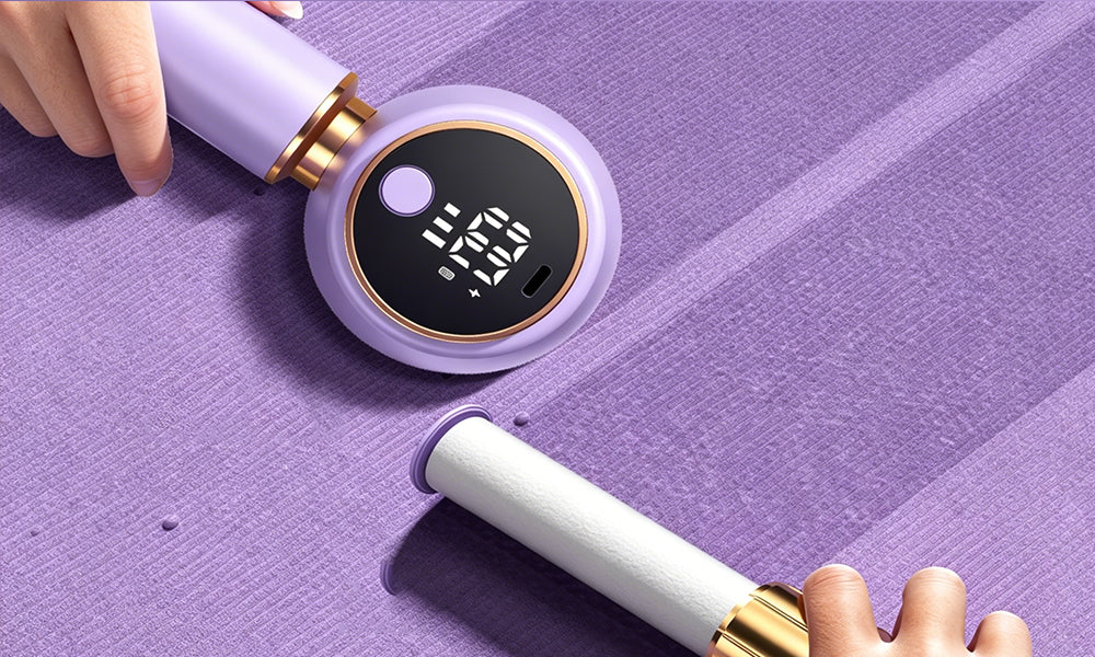 Rechargeable Fabric Shaver Electric Lint Remover with LED Display for Clothes