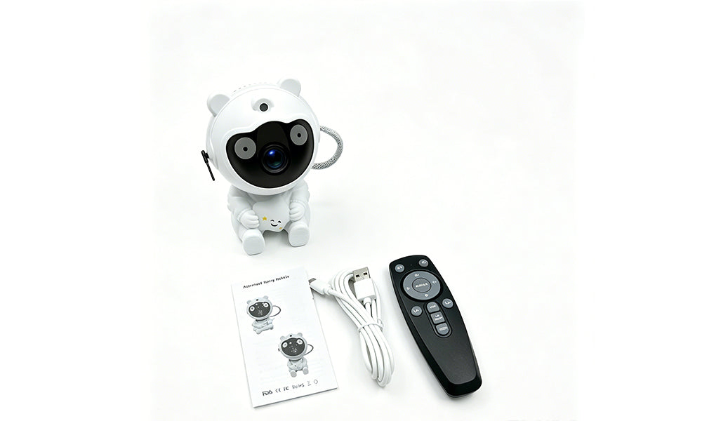 Mini Astronaut Galaxy Projector Night Light Starry Sky Lamp with Remote Control