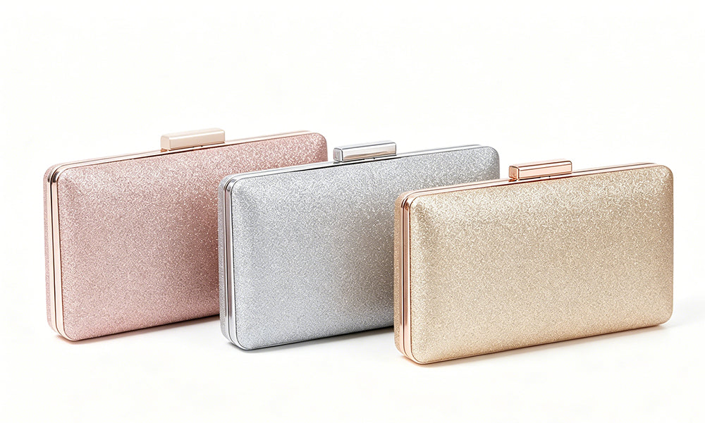 Women Evening Clutch Bag Wedding Purse Prom Party Bag Glitter Handbag