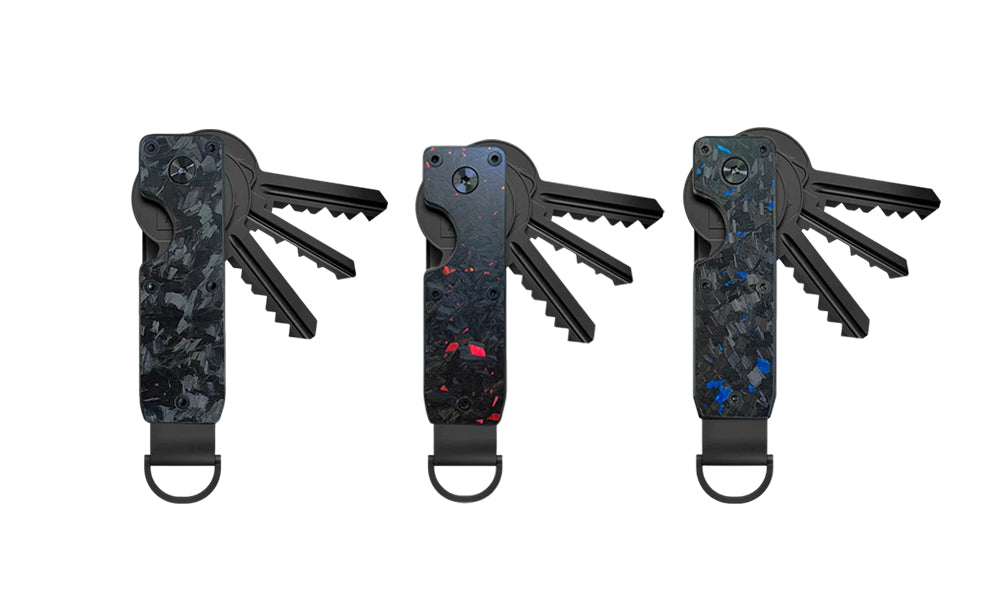 1/2 PCS Metal Key Organizer Key Holder Aluminum Alloy Keychain for 2 to 6 Keys