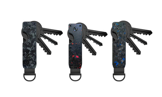 1/2 PCS Metal Key Organizer Key Holder Aluminum Alloy Keychain for 2 to 6 Keys