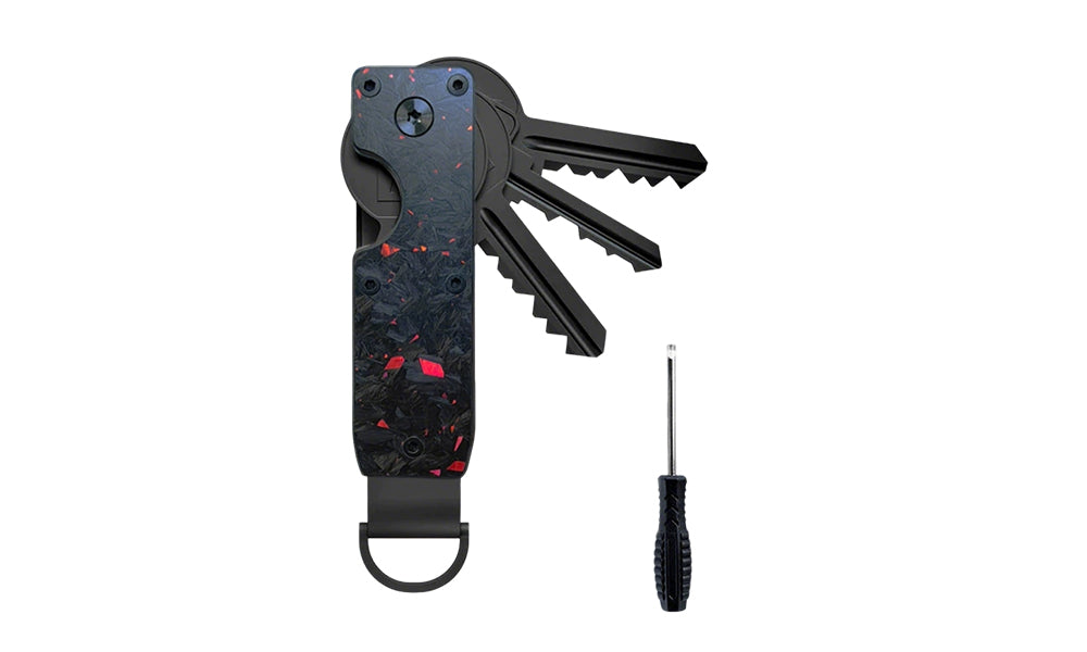 1/2 PCS Metal Key Organizer Key Holder Aluminum Alloy Keychain for 2 to 6 Keys