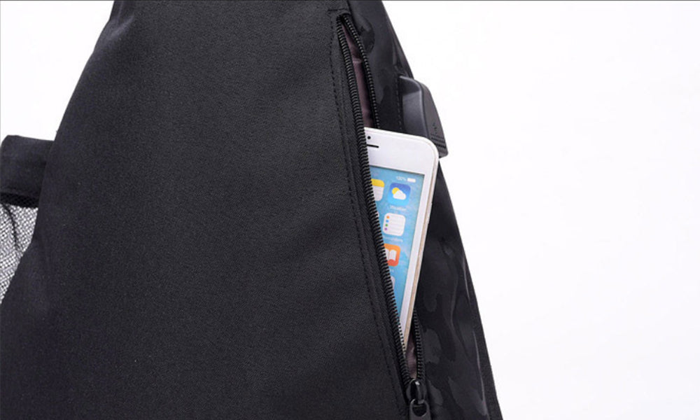 Mens Large Sling Bag Cross Body Chest Pack for Gym Travel