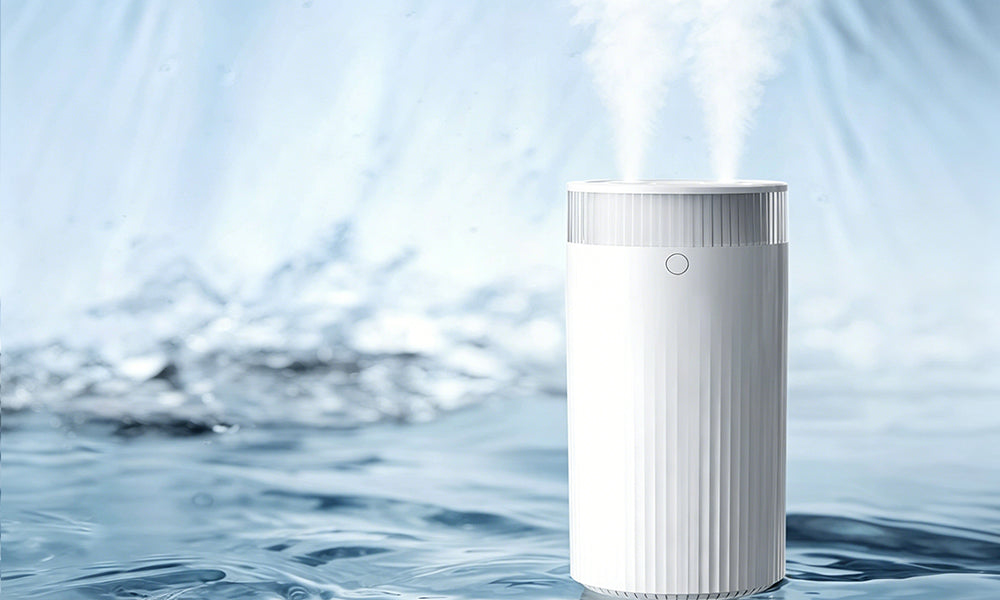Portable Desktop Humidifier Dual Mist Humidifier with Night Light