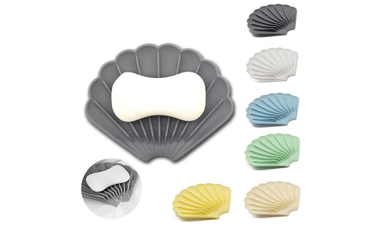 6Pcs Silicone Soap Holders Self Draining Non Slip Soap Trays for Bathroom