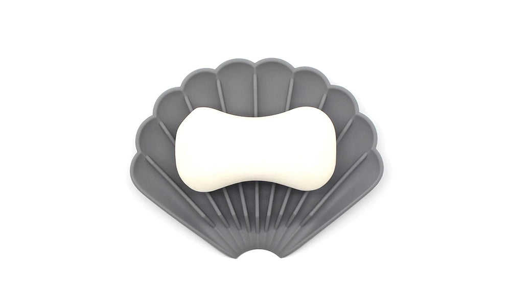 6Pcs Silicone Soap Holders Self Draining Non Slip Soap Trays for Bathroom