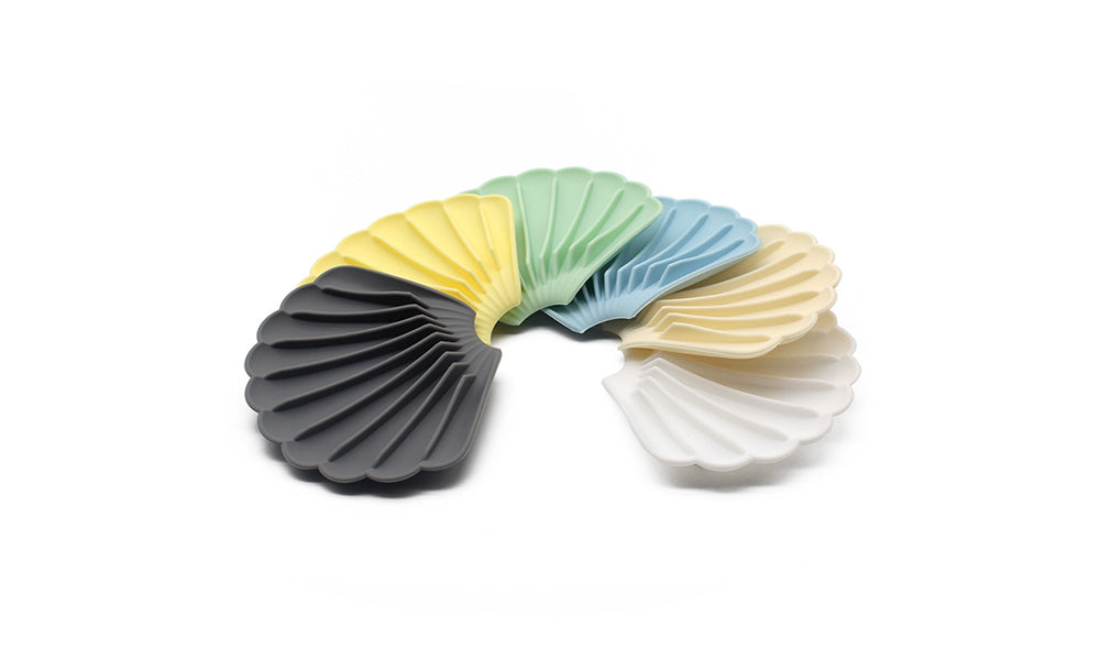 6Pcs Silicone Soap Holders Self Draining Non Slip Soap Trays for Bathroom