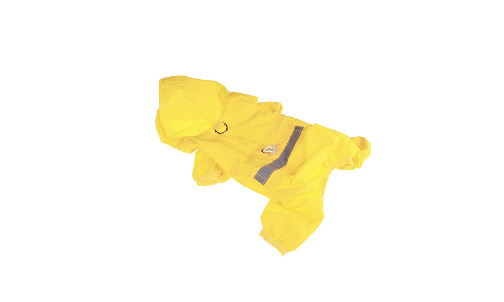 Waterproof Dog Raincoat with Hood Reflective Pet Rain Jacket
