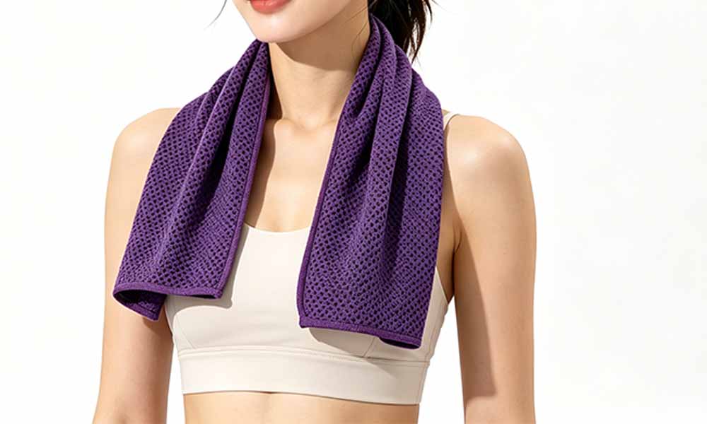 4Pcs Polyester Cooling Sports Towels 30x100cm with EVA Storage Box