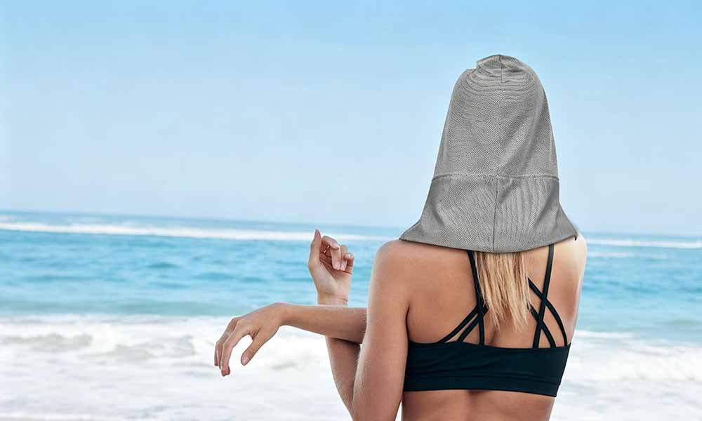 2Pcs Hooded Cooling Towels Instant Cooling Quick Dry Towels for Outdoor Sports