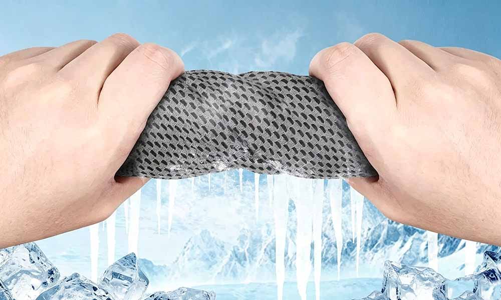 2Pcs Hooded Cooling Towels Instant Cooling Quick Dry Towels for Outdoor Sports