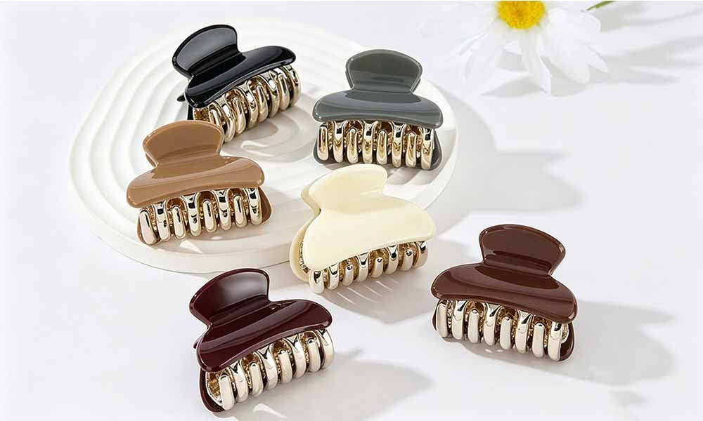 6Pcs Mini Hair Claw Clips for Fine Thin Hair Styling