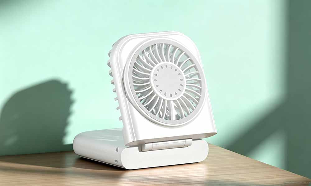 Portable Neck Hanging Turbo Fan with 7 Blades and 4 Speeds