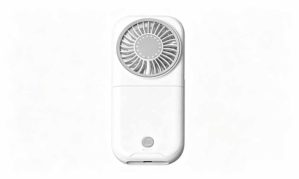 Portable Neck Hanging Turbo Fan with 7 Blades and 4 Speeds