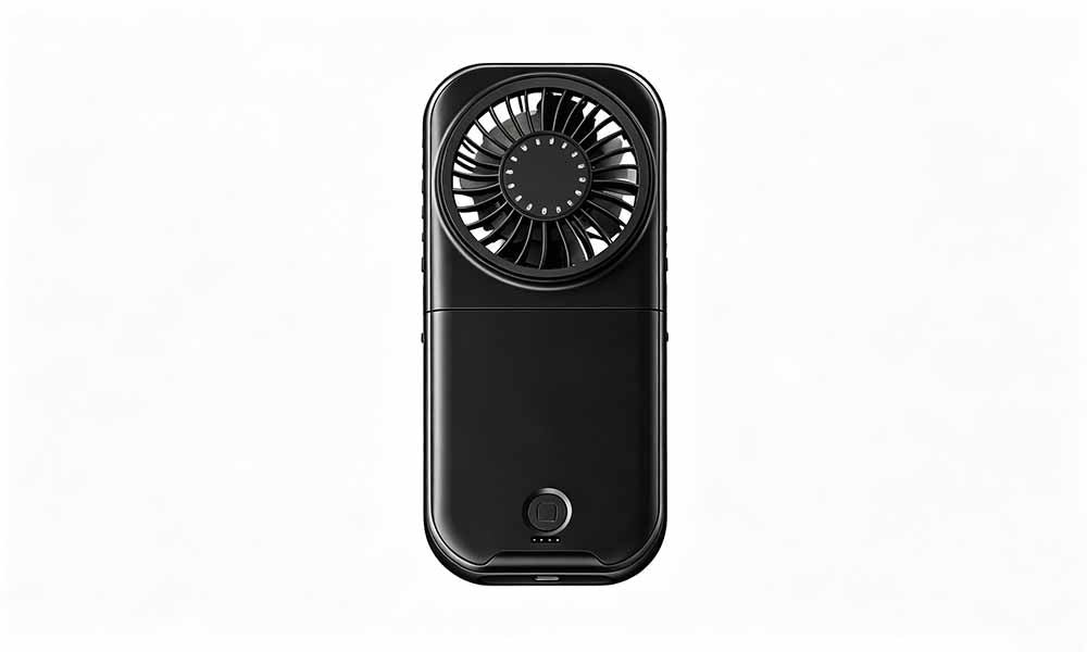 Portable Neck Hanging Turbo Fan with 7 Blades and 4 Speeds