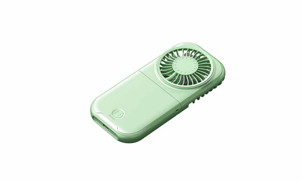 Portable Neck Hanging Turbo Fan with 7 Blades and 4 Speeds