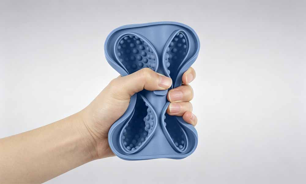 2PCS 4 Grids Silicone Ice Cube Tray Golf Ball Shape Molds Non-stick Spherical Maker