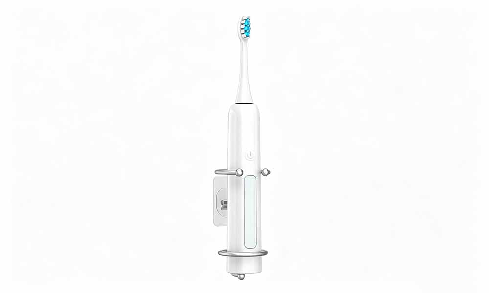 2PCS Electric Toothbrush Holder Wall Mounted Toothbrush Rack Tooth Brush Shelf