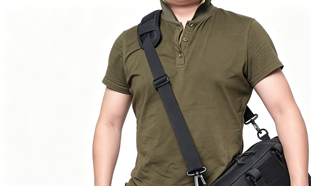 2 PCS Adjustable Polyester Backpack Shoulder Straps with Sponge