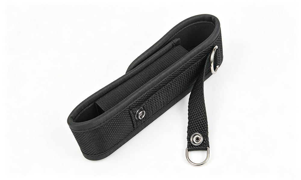 4 PCS EVA Nylon Flashlight Belt Holsters with Hook and Loop Release
