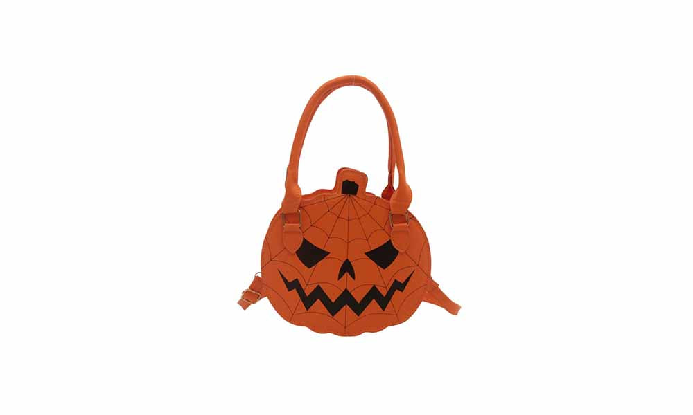 Pumpkin Shaped PU Shoulder Crossbody Bag for Halloween and Everyday Wear