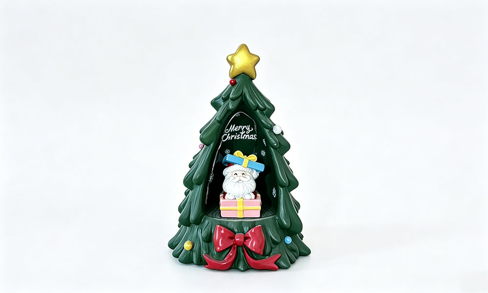 Christmas Tree Resin Ornament for Home Living Room Decoration