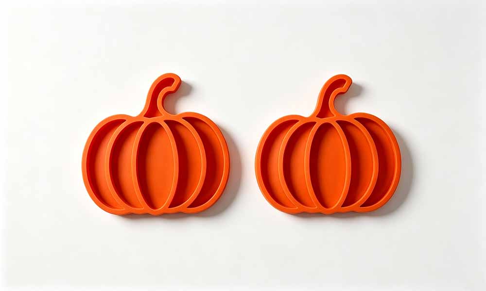1/2PCS 3D Printed Halloween Pumpkin Storage Tray Jewelry Organizer Box