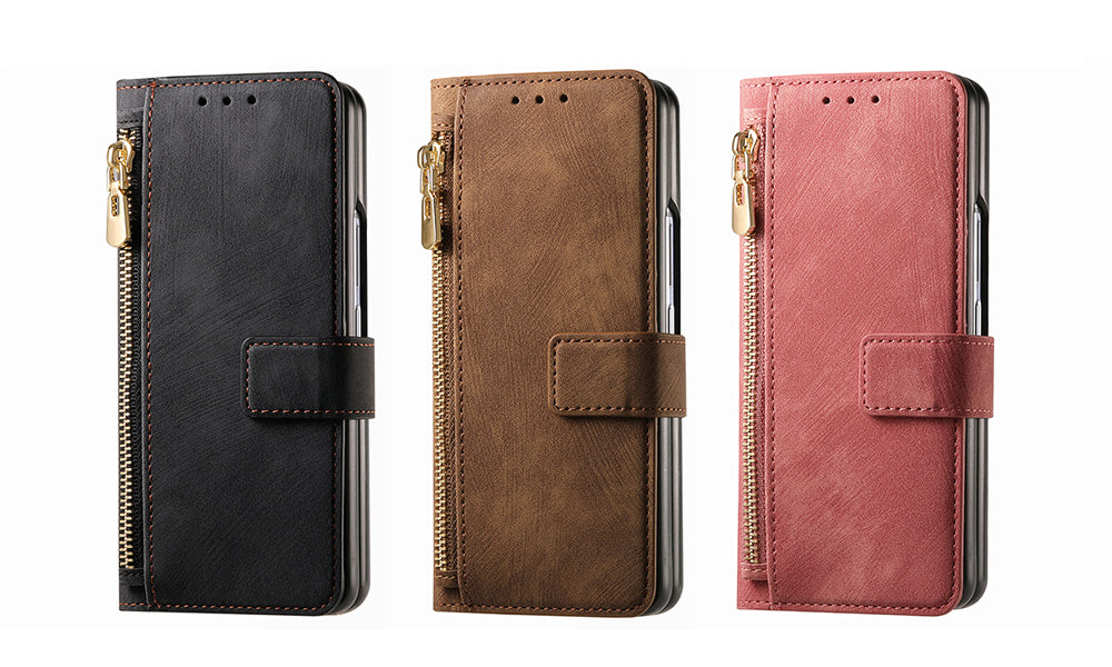 2 in 1 Easy Attached Detachable Wallet Case for Samsung Galaxy Z Fold 5
