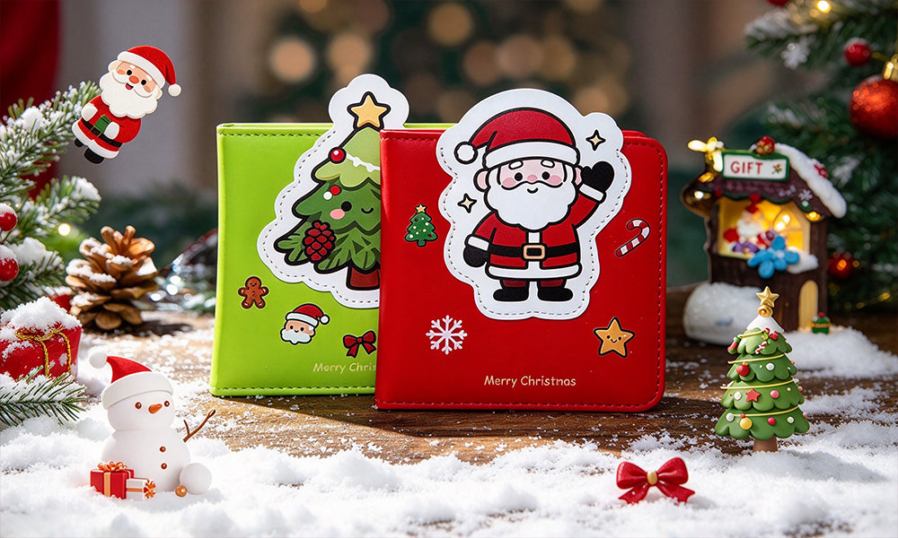 2PCS Christmas Square Blank Drawing Notebooks 96 Sheets 192 Pages