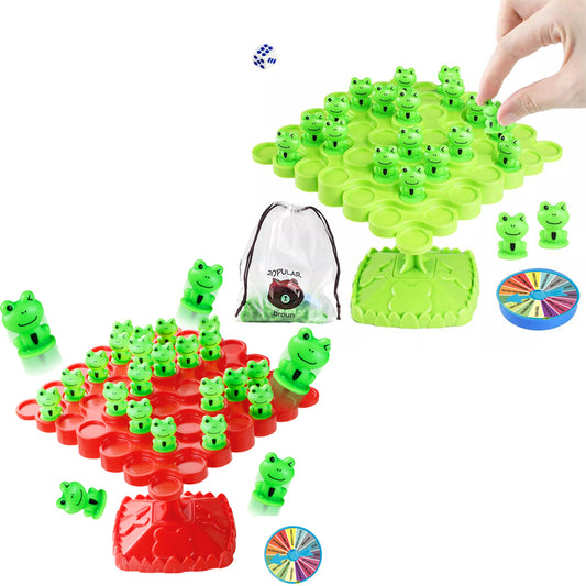 2Pcs Frog Balance Game Decompression Balance Board Game for Adult