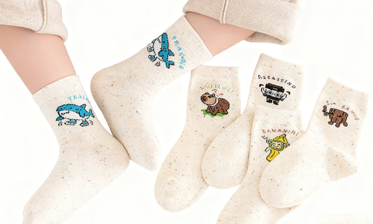 Tung Tung Tung Sahur Inspired Fun Chinese Classic Myth Socks for Kids