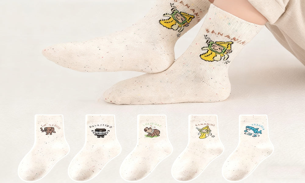 Tung Tung Tung Sahur Inspired Fun Chinese Classic Myth Socks for Kids