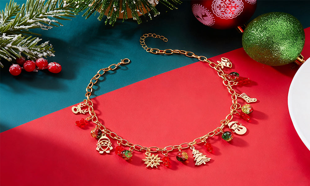 Christmas Necklace Jingle Bell Pendant Necklace