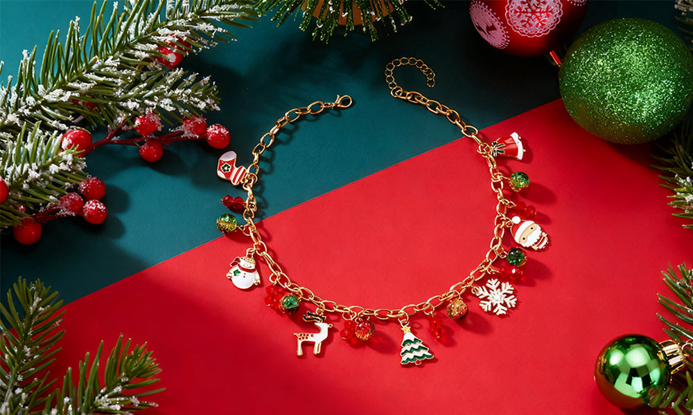 Christmas Necklace Jingle Bell Pendant Necklace