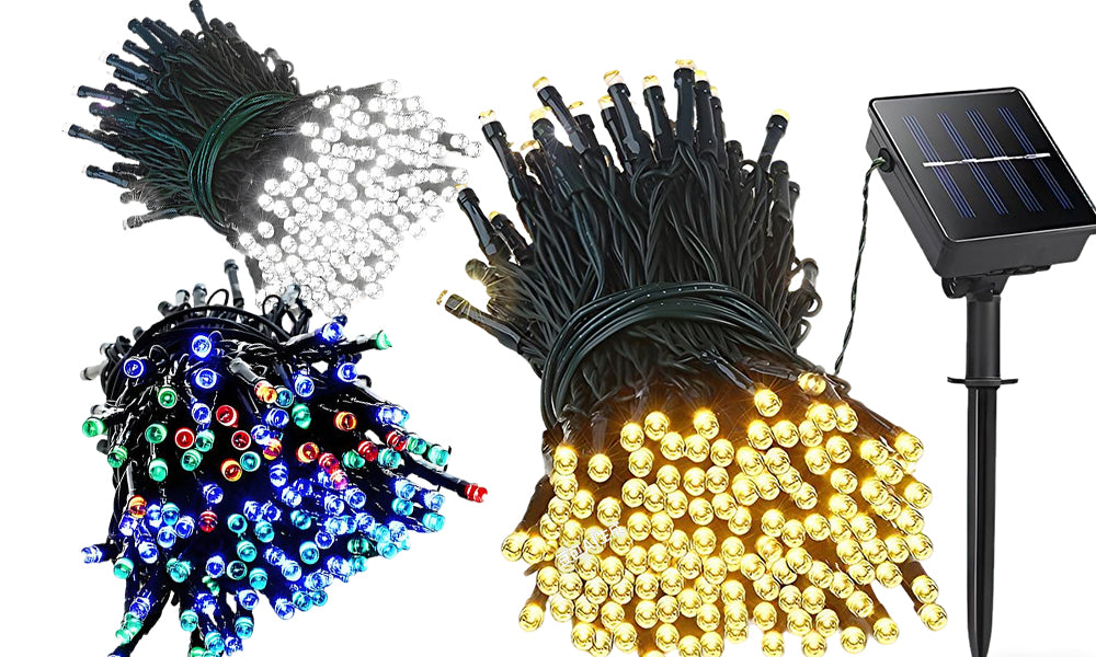 Solar String Fairy Lights LED Outdoor Garden Lights