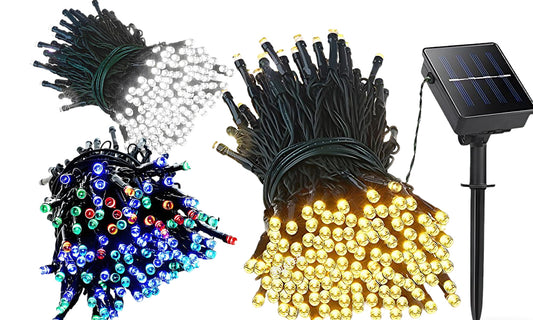 Solar String Fairy Lights LED Outdoor Garden Lights
