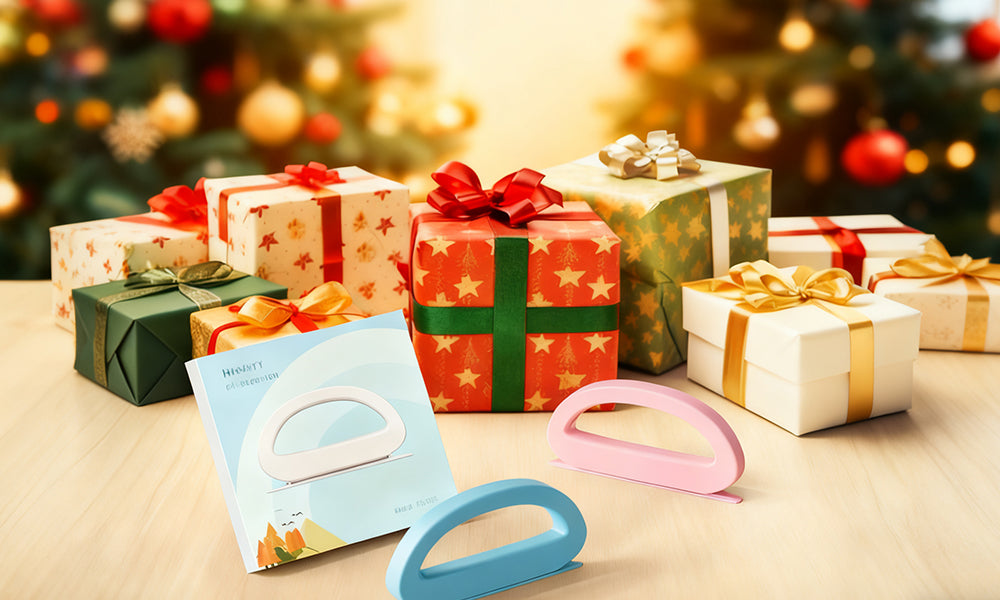 2PCS Wrapping Paper Cutter Set Gift Wrap Roll Cutting Tool for Christmas and Crafting