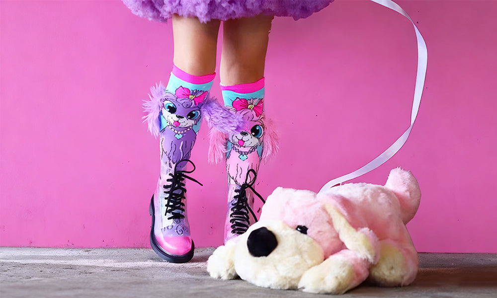 2 Pairs of Cartoon-Inspired Funky Socks