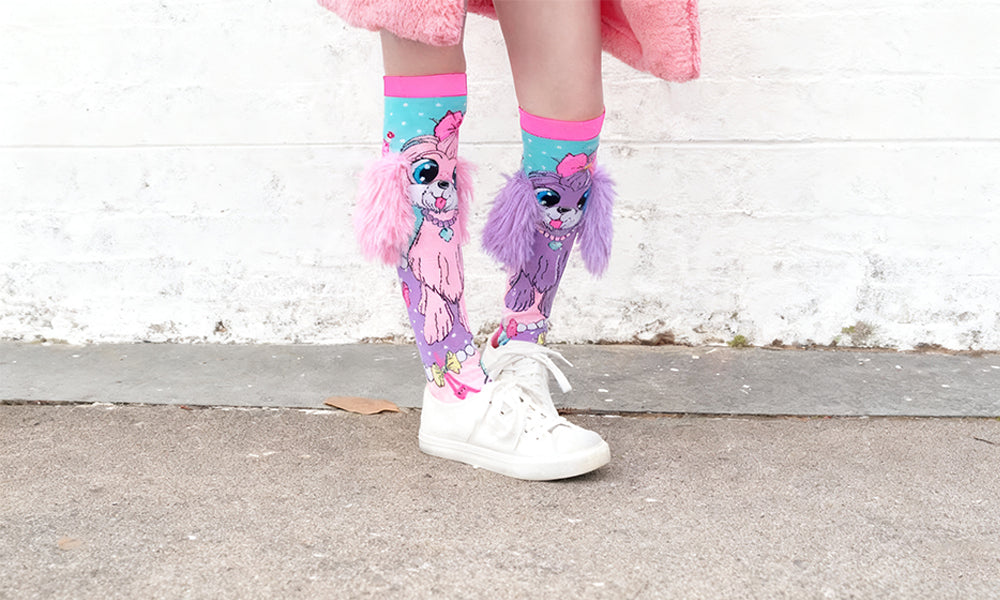 2 Pairs of Cartoon-Inspired Funky Socks