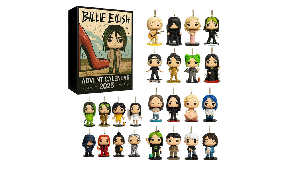 Billie Eilish Inspired 2D Advent Calendar 24 Days Christmas Countdown Calendar