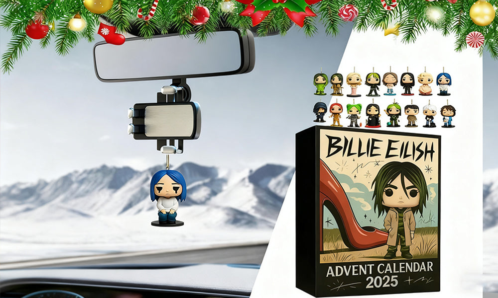 Billie Eilish Inspired 2D Advent Calendar 24 Days Christmas Countdown Calendar