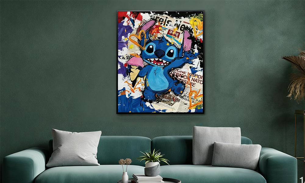 Stitch-Inspired 1000-Piece Laser Jigsaw Puzzle Gift Set